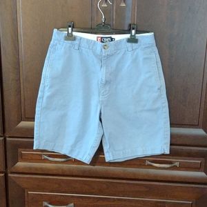 Chaps blue shorts. Cotton. 32" waist